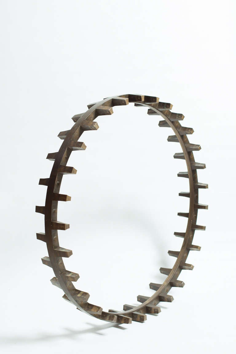 20th C. Bronze Wheel