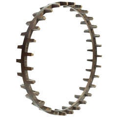 20th C. Bronze Wheel