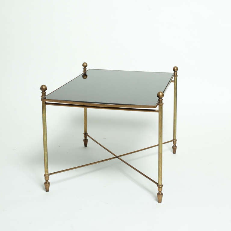 Mid-Century Modern Mid Century French Bronze  Coffe Table Jansen Style