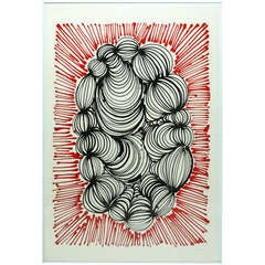 Acquatinta By Daniel Verbis "Las Paredes Del Corazón" 1