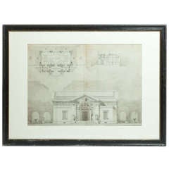 19th c. French Architectural Project