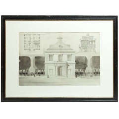 19th c. French Architectural Project