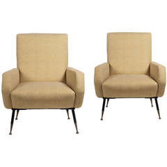 1950s French Armchairs