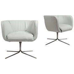 1980s Pair of Armchairs by Piero Lissoni