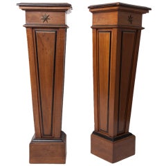 19th C. Pair Of Pedestals