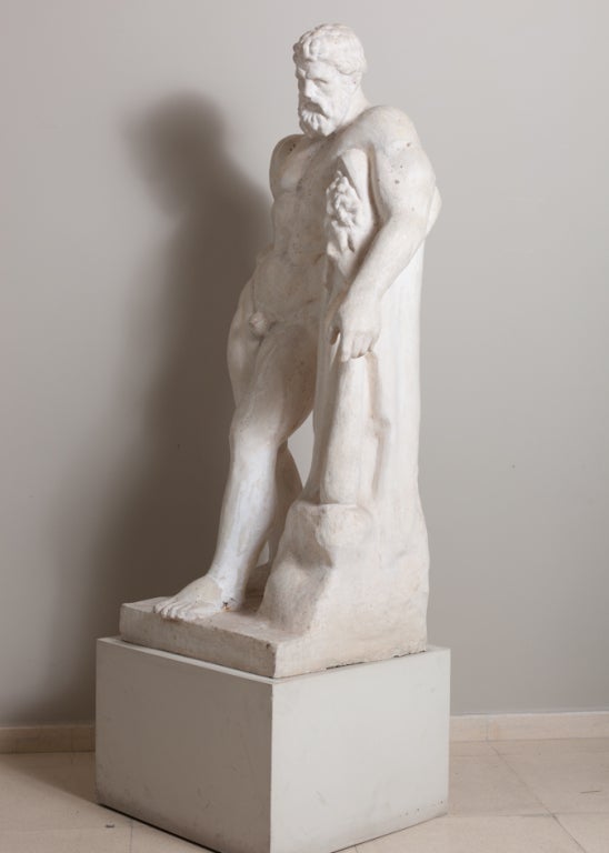 French 19th c. Hercules Farnese Sculpture