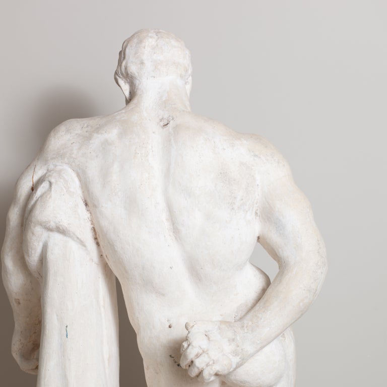 19th Century 19th c. Hercules Farnese Sculpture