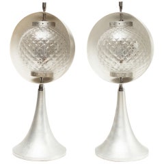 60`s Pair of Swivel Table Lamps