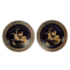 a Pair Of 18th Century Japannese Plates