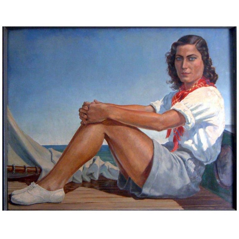 Woman On Yacht For Sale