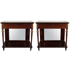 A 19th Century Pair of Mahogany Console Tables