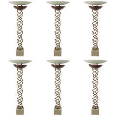 20th Century Six Standing Lamps