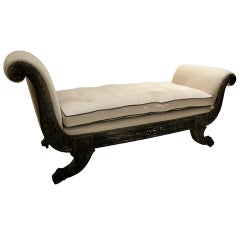 A neoclasical style XIX century french day bed circa 1840