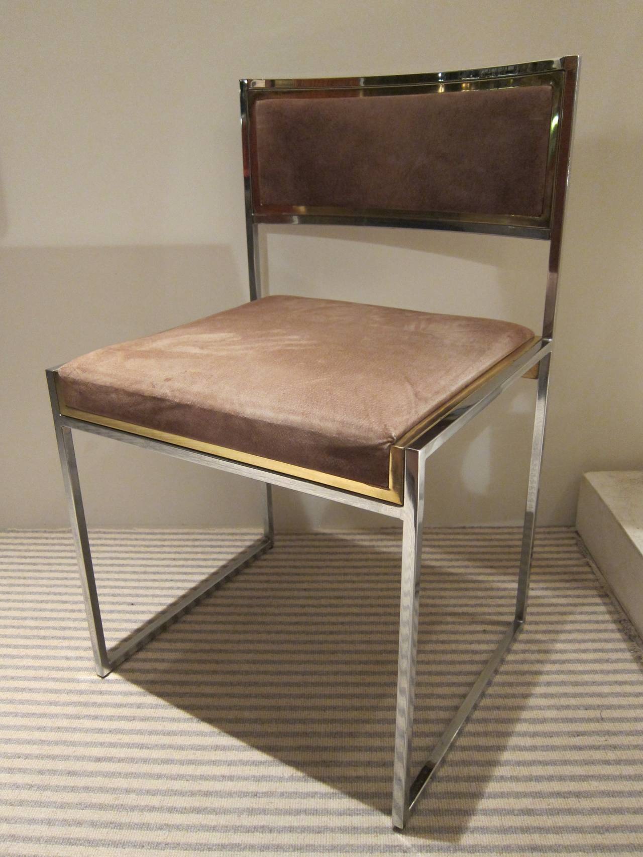 Late 20th Century Romeo Rega, set of four Chairs, Italy 1970