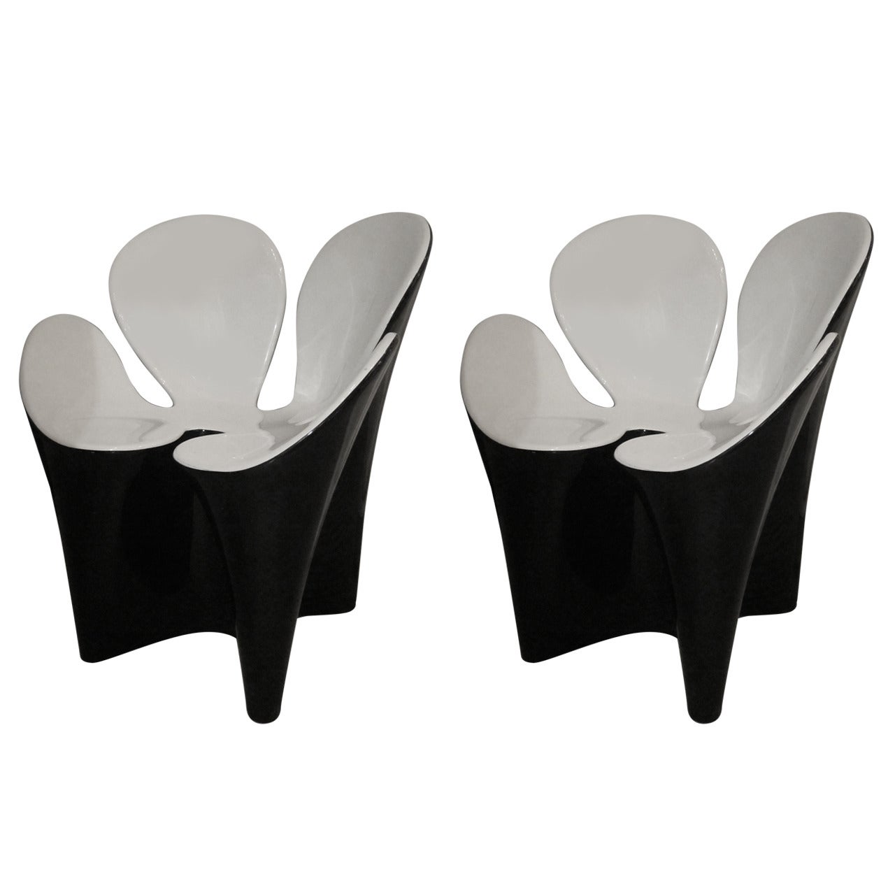Ron Arad, "Clover" Pair of Armchairs, Italy 1980 For Sale