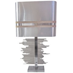 1970 Italian Sculpture Lamp by Bossi Florence