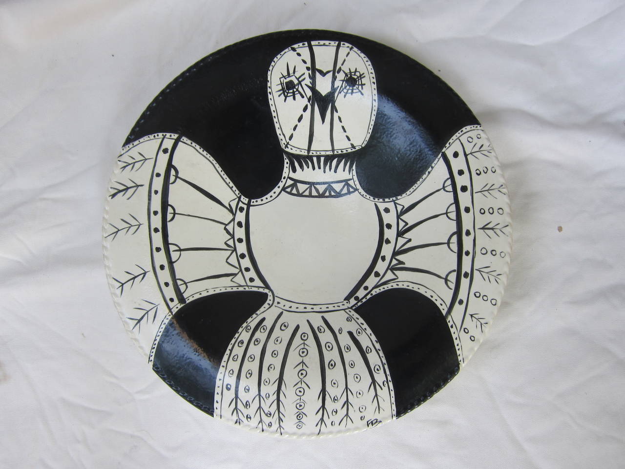 « Vallauris », motif de Pablo Picasso dans les ateliers de Madoura, France, 1960