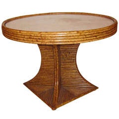 An impressive gueridon or round table. France 1950
