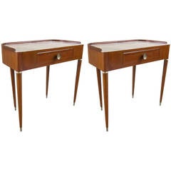 Pair of Bedside Tables Attributed to Paolo Buffa, Italy 1940