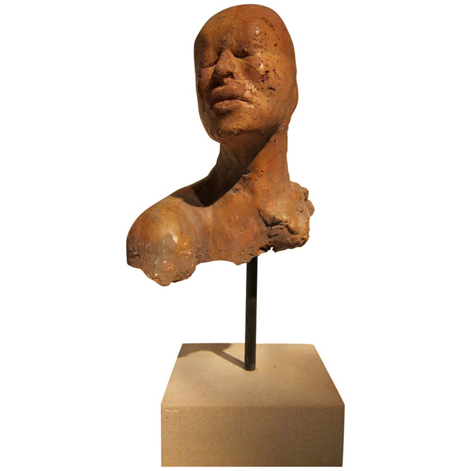Terracotta Sculpture by Isabel Ballester For Sale