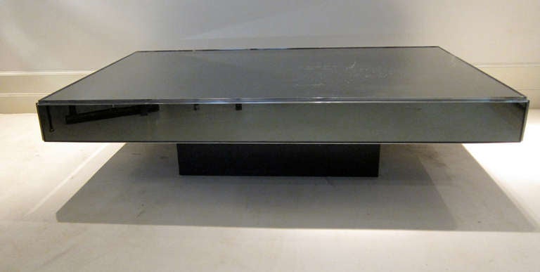 A chromed steel coffee table, 1970 In Good Condition In Madrid, ES