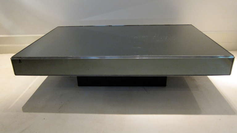 A chromed steel coffee table, 1970 2