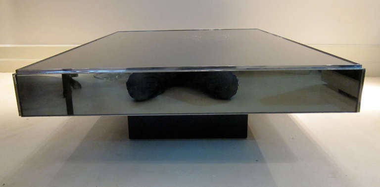 A chromed steel coffee table, 1970 4