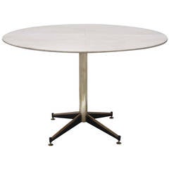Round table in the style of Ignazio Gardella. Italy 70'