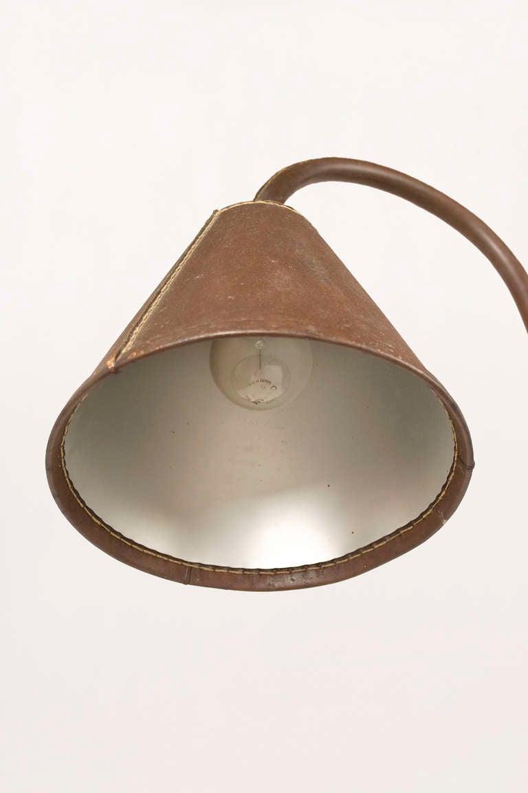 Mid-20th Century Floor Lamp by Jacques Adnet For Sale
