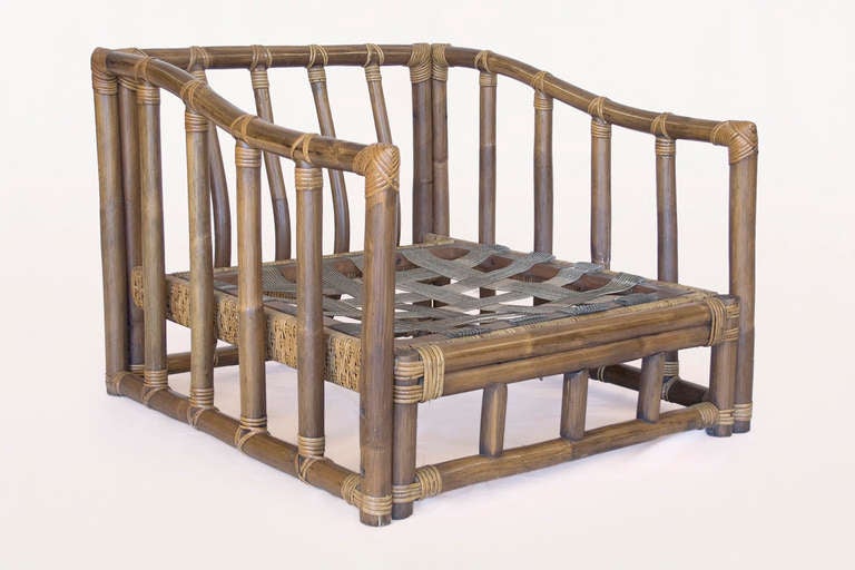 Bamboo Armchairs 60s.