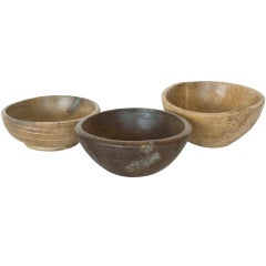 19th Century Wooden Bowls