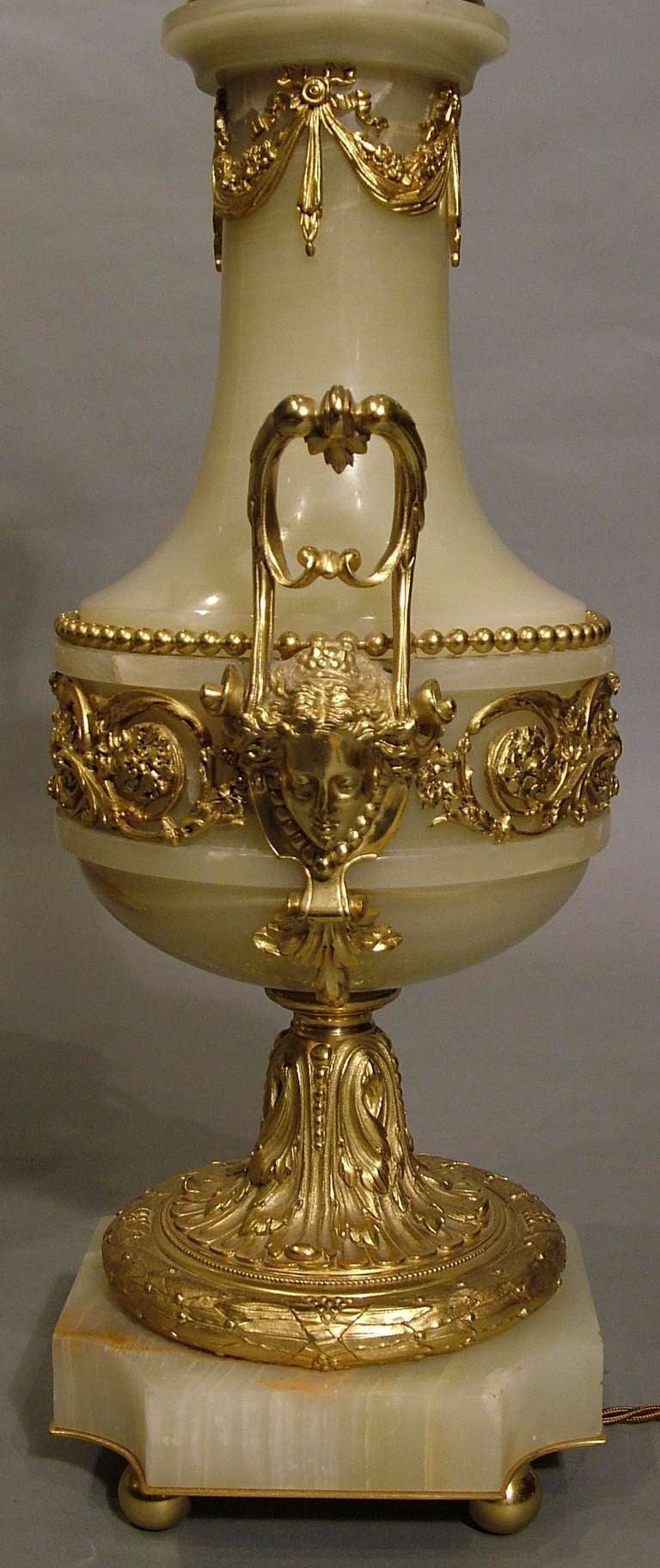 French A Fine Pair of Antique Table Lamps