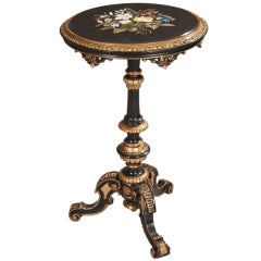 An Antique Florentine Occasional Table by H. Bosi
