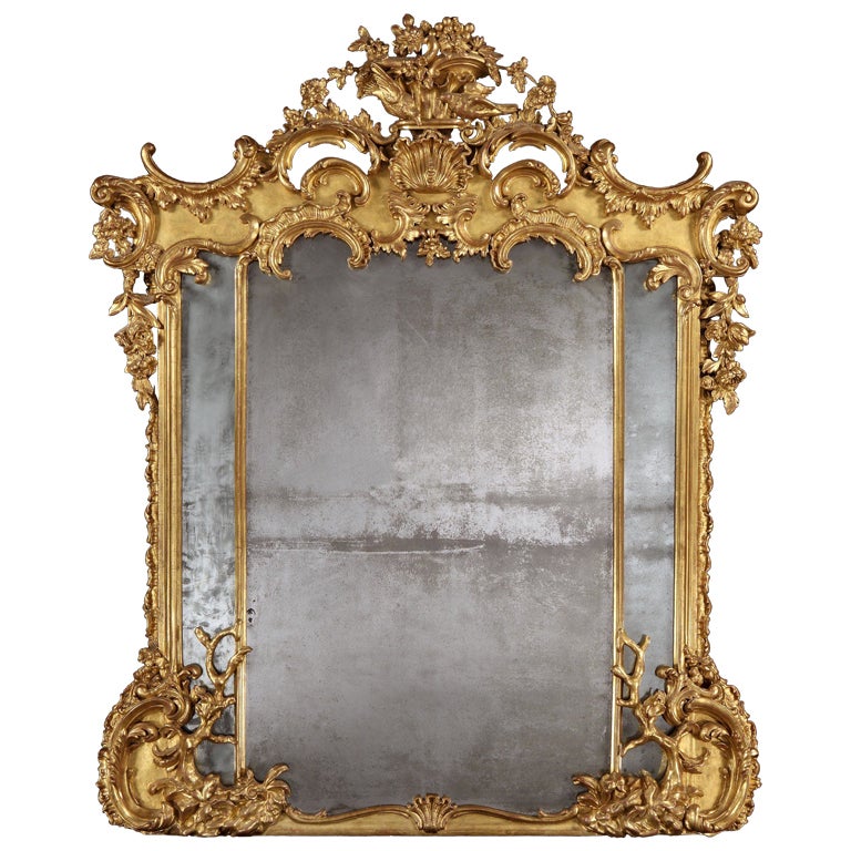 a fine antique giltwood mirror at 1stdibs a fine antique giltwood mirror at 1stdibs
