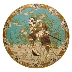 An Antique Japanese Cloisonne Charger 