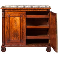 English Georgian Period Mahogany Side Cabinet Attributed to Gillows