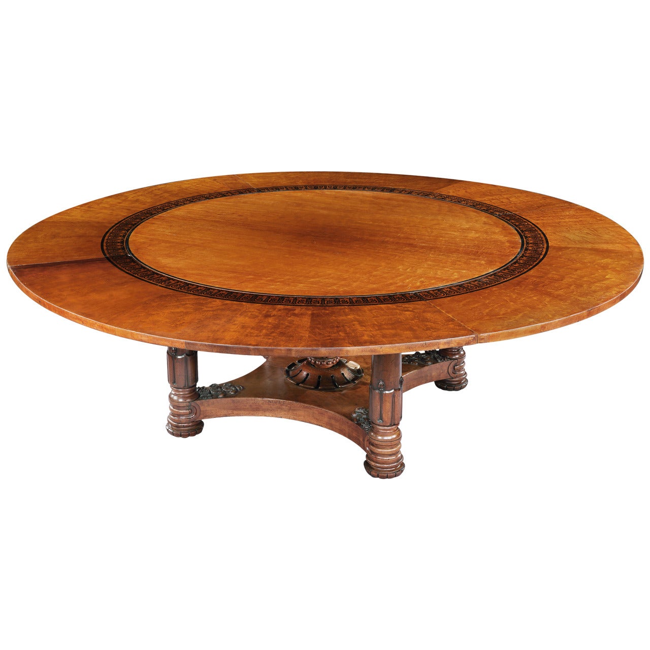 Circular Regency Dining Table of Large Size