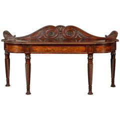 Regency Period Carved Mahogany Serving Table 10