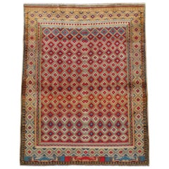 Vintage Persian Kashan Rug