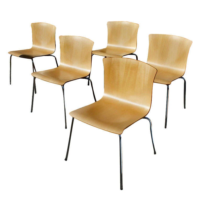 Vico Magistretti for De Padova Cirene Side Chairs at 1stdibs