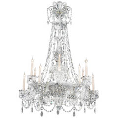 19th Century English Cut-Glass Chandelier Attributed to F. & C. Osler 5