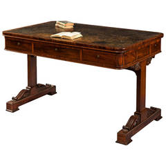 Georgian Period Mahogany and Leather Topped Writing Table 4