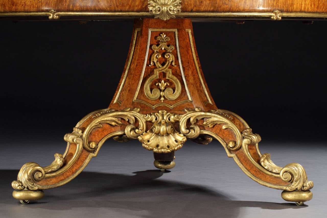 Magnificent Centre Table Signed by the Makers Taprell, Holland & Son of London 1