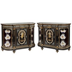 A Magnificent Pair of Meubles Hauteur d’Appui