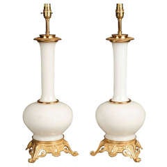A Pair of Antique Table Lamps