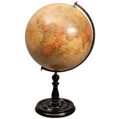 Antique A Desk Top Terrestrial Globe by Geographica Ltd