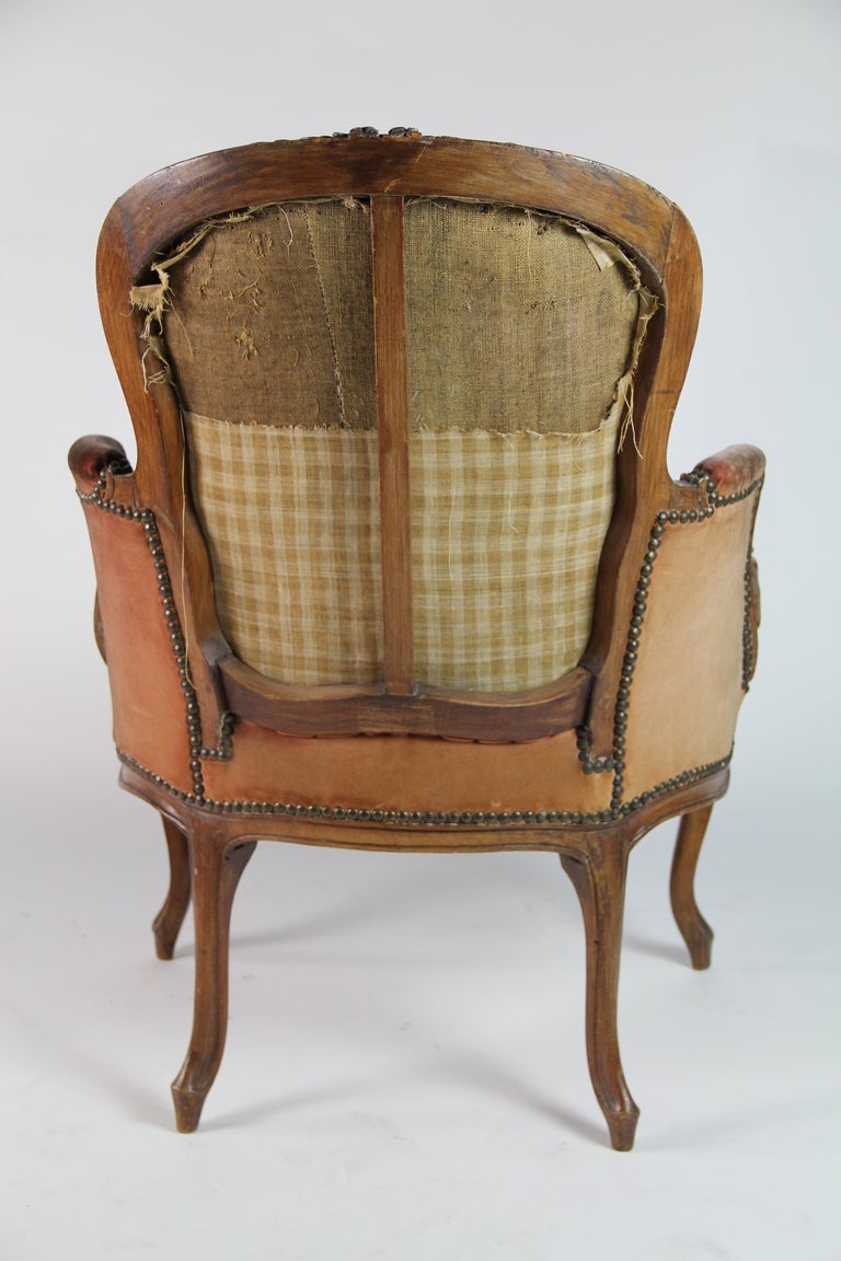 Louis XV period bergere In Good Condition In Madrid, ES