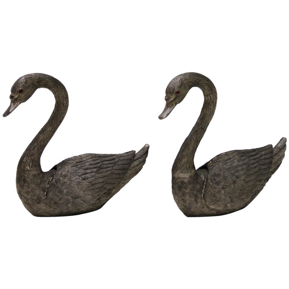 Swan Jardinieres For Sale