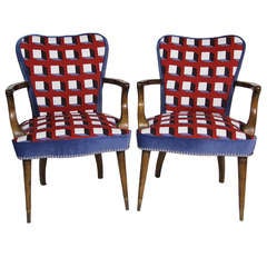 A Pair of Danish Armchairs