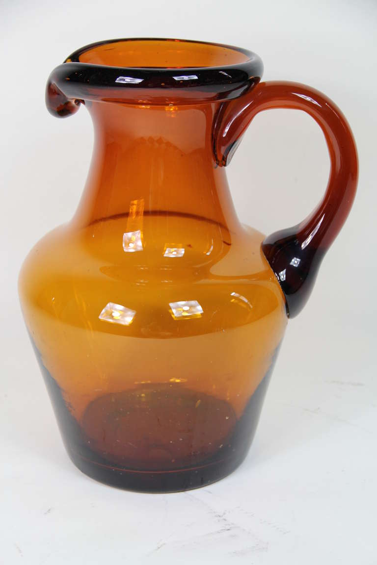 A smokey colour massive glass jar